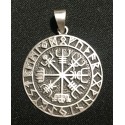 VEGVISIR - ELMO VIKINGO- COMPASSO RUNICO - MISURA PICCOLA