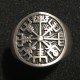 ANELLO VEGVISIR - ELMO VIKINGO- COMPASSO RUNICO