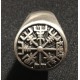 ANELLO VEGVISIR - ELMO VIKINGO- COMPASSO RUNICO